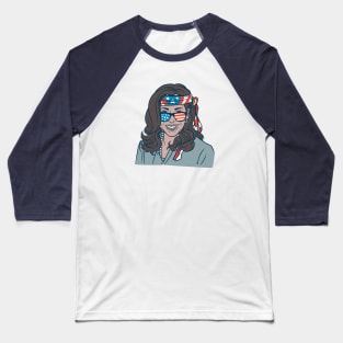 Funny VP Kamala Harris 4th of July Merica Baseball T-Shirt